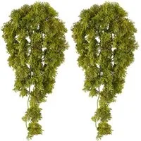 Kunstranke Hänger Moos, Creativ green, Höhe 36 cm, mit je 5 Ranken