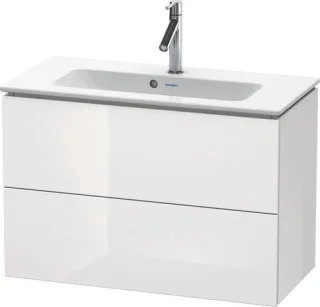Duravit L-Cube Waschtischunterbau wandhängend Weiß Hochglanz 820x391x550 mm - LC625702222 LC625702222