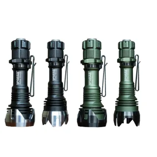 Manker 430 Meters EDC Pocket Tactical Flashlight 14500 Battery Long Range 635 Lumens Rechargeable Mini LED Torch for Cam