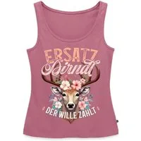 Spreadshirt T-Shirt Ersatz Dirndl Tracht Premium Tank Top Damen (1-tlg)