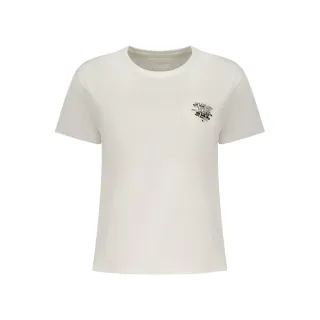 Pepe Jeans Weißes Baumwoll-T-Shirt für Damen