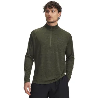 Under Armour - "Tech" mit halbem Reißverschluss Oberteil für Herren Strukturiert (Grün)
