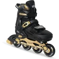 Nattork Inlineskates für Kinder und Erwachsene, 4 Größen verstellbare Inliner, mit Renndesign für Damen & Herren, (Größe M: 32-36 EU / 205-230 mm)