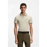 BOSS GREEN Poloshirt Paul Stretch-Baumwoll-Pique mit Polokragen