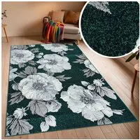 OTTO home Teppich Florent, Blumen Design, Vintage, rechteckig, Höhe: 9 mm, Floral, detailreiche Blüten, Botanical, elegant, Wohnzimmer