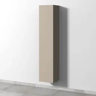 Sanipa 3way Hochschrank mit 1 Tür, Sandgrau-Matt SF10867