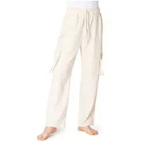 PANASIAM Cargohose Cargo-Hose K bequeme Sommerhose mit 4 Taschen aus 100% Baumwolle Unisex Freizeithose für Damen und Herren Relaxhose Cargohose