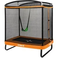COSTWAY Gartentrampolin rechteckig, mit Schaukel