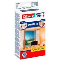 tesa Insektenschutz-Fensterrahmen tesa® 55914 Insect Stop Fliegengitter COMFORT ANT 1,7x1,8m