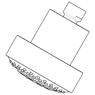 Dornbracht Kopfbrause Modern 04121111000-06 platin matt