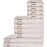 JOOP! Handtuch Unisex Handtuch 10er Pack Baumwolle Classic, Frottier (Set, 10-St)