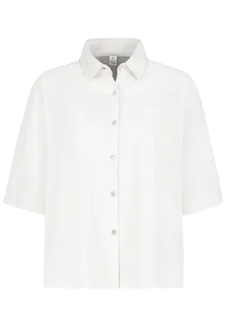 Authentic Style - RE9CIGt1cnphcm0gQmx1c2UgQmFzaWMvVU5J white - Gr. - S