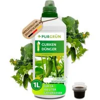Purgrün Gemüsedünger Bio Gurkendünger, NPK 3+2+6, Algenextrakt, 1 Liter, Flüssigdünger, 1-St., 1 Liter