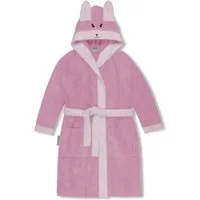 normani Kinderbademantel Kinder Bademantel aus Bio-Baumwolle Malia, Bio-Baumwolle, Kapuze, Bindegürtel, Kinder Bademantel aus weichem und schadtsofffreiem Material