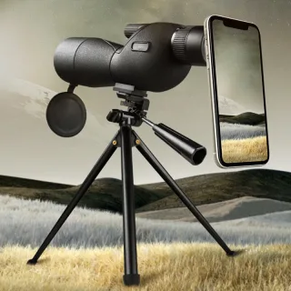 IPRee 25-75x60 HD Spotting Scope Powerful Monocular Zoom Telescope BAK7 Prism Waterproof for Birdwatching Target Shootin