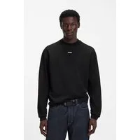 HUGO Langarmshirt Daposo Rundhalsausschnitt, Relaxed Fit, Ärmelbündchen