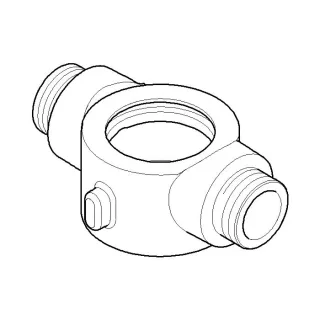 Dornbracht Anschluss für Wanne Stand 0917110432090 09171104320 80 x 33 x 55 mm