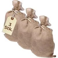 GarPet Gartensack Jutesack Kartoffelsack Winterschutz Pflanz Sack Frostschutz Pflanzen, (3-tlg)