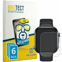 BROTECT Displayschutzfolie Schutzfolie für Huawei Watch Fit 5 Pro, 6 Stück, Displayschutz Schutz Folie Klar Transparent