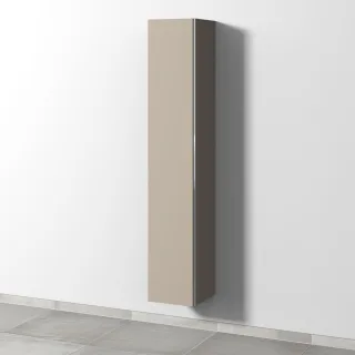 Sanipa 3way Hochschrank mit 1 Tür, Sandgrau-Matt BS10667