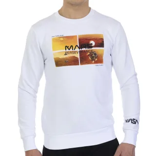 Langärmeliges Basic-Sweatshirt mit Rundhalsausschnitt MARS09S für Männer