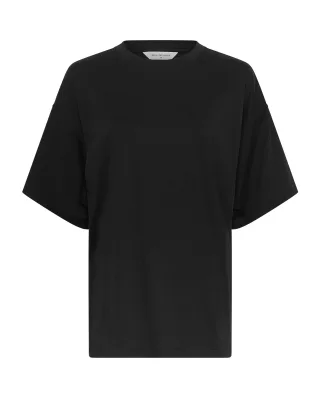 msch copenhagen - MSCHKinsey Melea Tee Black - Gr. - M