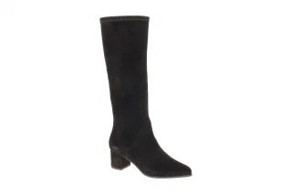 Peter Kaiser Damenstiefel 9-75526 Schwarz Echtleder Stretch Langschaft Blocka...