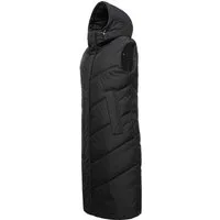Ragwear Steppweste Suminka Vest Wasserdichte, lange Damen Winterweste