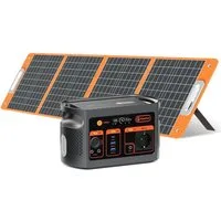 Flashfish Stromerzeuger 300W Tragbares,179,2Wh LiFePO4 Akku, Schnellladung 0–80% in 1, 0,3 in kW, Multifunktions Solar Generator für Camping, Draußen, Reisen, Notfälle