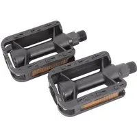 KHEbikes Plattformpedale MTB Kinder Jugend Pedale PRISM 9/16 Zoll PVC mit Reflektoren
