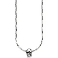 Bruno Banani Kette mit Anhänger Schmuck Geschenk Halskette Scull Totenkopf Venezianerkette