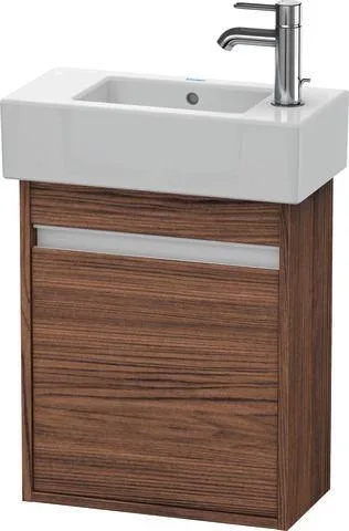 Duravit Ketho Waschtischunterbau wandhängend Nussbaum dunkel Matt 450x225x550 mm - KT6629L2121 KT6629L2121