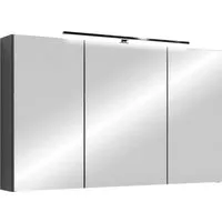 byLIVING Spiegelschrank Serie Spree, in vielen Breiten erhältlich Soft-Close, LED Beleuchtung mit Schalter- und Steckdosenbox
