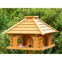DSH DEKO SHOP HANNUSCH Vogelhaus Vogelhaus mit Solarbeleuchtung V20