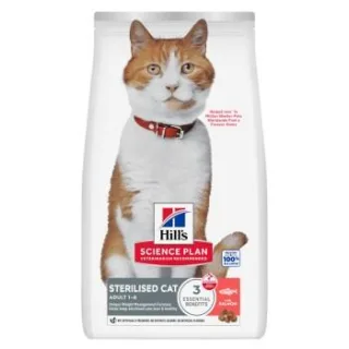 Hill's Science Plan Trockenfutter Katze, Adult, Sterilised mit Lachs 2x7 kg