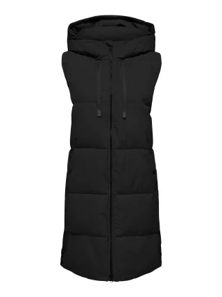 JDY - JDYBLAIR LONG HOOD WAISTCOAT OTW NOOS Black - Gr. - S