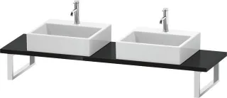 Duravit L-Cube Konsole Schwarz Hochglanz 800x480x30 mm - LC105C04040 LC105C04040