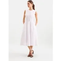 seidensticker Sommerkleid Ohne Arm Rundhals Uni
