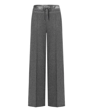 CAMBIO - Ava double jogg charcoal melange - Gr. - 36/32
