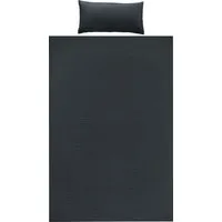 REDBEST Bettwäsche Bettwäsche "Detroit", Polyester, Microfaser-Seersucker Uni