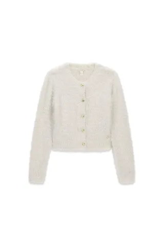 Guess Kids - LS CARDIGAN CREAM WHITE - Gr. - 12