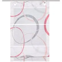 HOME WOHNIDEEN Magnetrollo Magnetrollo Vitus rot, ohne Bohren, bedruckt