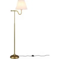 COSTWAY Stehlampe Leselampe für Wohnzimmer, Standleuchte vintage