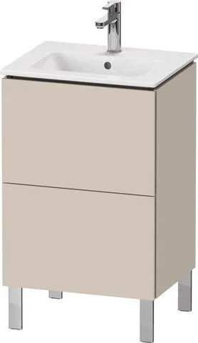 Duravit L-Cube Waschtischunterbau bodenstehend Taupe Supermatt 520x421x704 mm - LC667108383 LC667108383