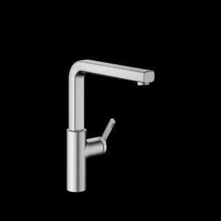 KWC Hebelmischer AVA 2.0 Schwenkauslauf A220, seitenbedient, brushed steel,125372 125372