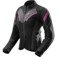 Rebelhorn Motorradjacke Hiflow 5 wasserdichte Damen Motorrad Textiljacke Rückenprotektor enthalten,Verbindungsreißverschluss,Ellenbogenpro