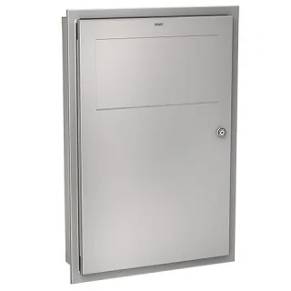 KWC Aquarotter Abfallbehälter, RODAN, Edelstahl, 395x580x110 mm, Unterputz, ca. 16 l, 2000101347 2000101347