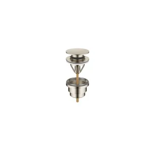 Dornbracht Ablaufgarnitur mit Druckverschluss SERIENNEUTRAL 10125970 1 1/4" Platin gebürstet 10125970-06