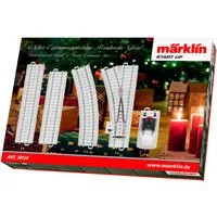 Märklin Gleise-Set Start up - C-Gleis-Ergänzungspackung Verschneite Gleise - 20124, H0 (Set, 7-tlg), Made in Europe