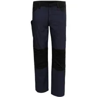 Qualitex Workwear Arbeitsbundhose "X-Serie" X-treme strapazierfähige Arbeitshose - faserverstätkt (1-tlg) Werkstatthose, 9 Taschen, Bundhose mit vorgeformter Kniepolstertasche